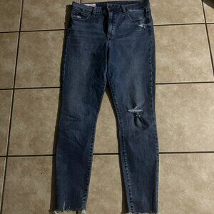 Gap Women's Blue High-Waisted Skinny Jeans